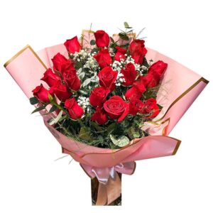 Ramo con 24 rosas importadas