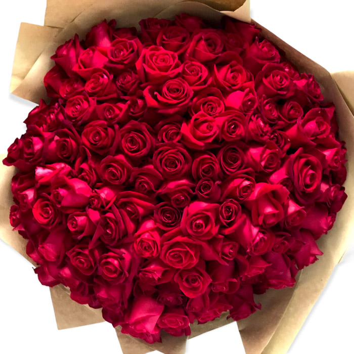 Ramo con 100 rosas – Flores Adry