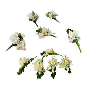 Boutonniere de flores (según estación)