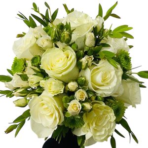 Ramo de Novia con Rosas y flores de estacion