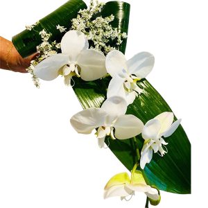 Ramo de Novia con Orquídeas blancas