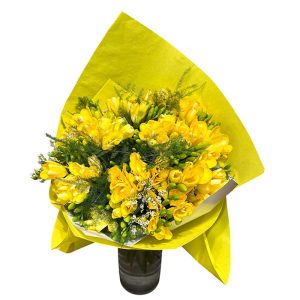 Ramo Fresias amarillas (consultar disponibilidad)