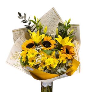 Ramo amarillo (en Primavera, variedades según disponibilidad)